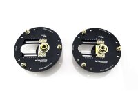 Supporti duomi MTS regolabili camber / caster per asse anteriore compatibili con Audi 100 C3 Avant (44) 2.2 Cat 101 KW MTSCP39SET