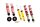 Assetto a ghiera MTS Street Gold compatibile con BMW 5 Touring (E61) 523 i 130 KW MTSGWBM38