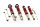 Assetto a ghiera MTS Stance Gold compatibile con Mini MINI Cabriolet (R57) Cooper SD 105 KW MTSGWMM03-S
