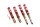 Assetto a ghiera MTS Stance Gold compatibile con Volkswagen GOLF II (19E/1G1) 1.6 D 37 KW MTSGWVW86-S