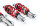 Assetto a ghiera MTS Comfort Inox compatibile con Audi 80 B4 berlina (8C) 2.0 E quattro - 85 KW XMTSGWAU36-C