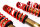 Assetto a ghiera MTS Stance Gold compatibile con Volkswagen GOLF I Cabriolet (155) 1.6 - 55 KW MTSGWVW06-S