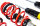 Assetto a ghiera MTS Stance Inox compatibile con Skoda SCALA (NW) 1.5 TSI - 110 KW XMTSGWAU54-S