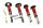 Assetto a ghiera MTS Street Inox compatibile con Audi 100 C3 berlina (44) 1.8 Cat quattro - 66 KW XMTSGWAU65