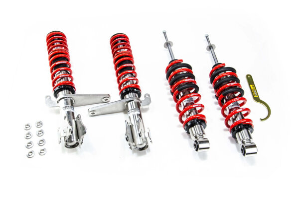 Assetto a ghiera MTS Street Inox compatibile con Audi 80 B4 Avant (8C) 1.9 TD - 55 KW XMTSGWAU34