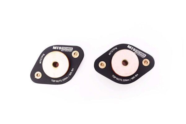 Supporti duomi rinforzati MTS in poliuretano con piastre di campanatura per asse posteriore compatibili con BMW 3 Touring (E36) 325 tds 105 KW MTSCP16SET