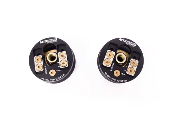 Supporti duomi MTS regolabili camber / caster per asse anteriore compatibili con Audi A3 (8L) 1.9 TDI quattro 96 KW MTSCP19SET